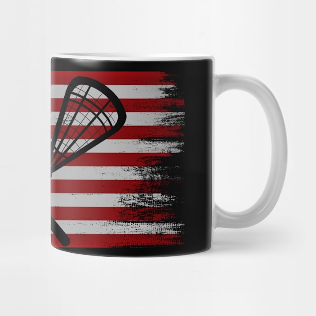 lacrosse american flag by JayD World